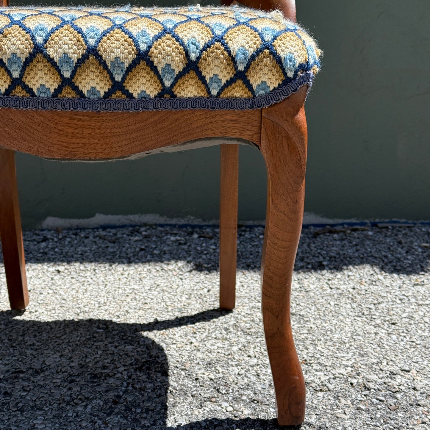 Antique Needlepoint Chair