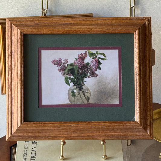 Lilac Bunches Framed Print