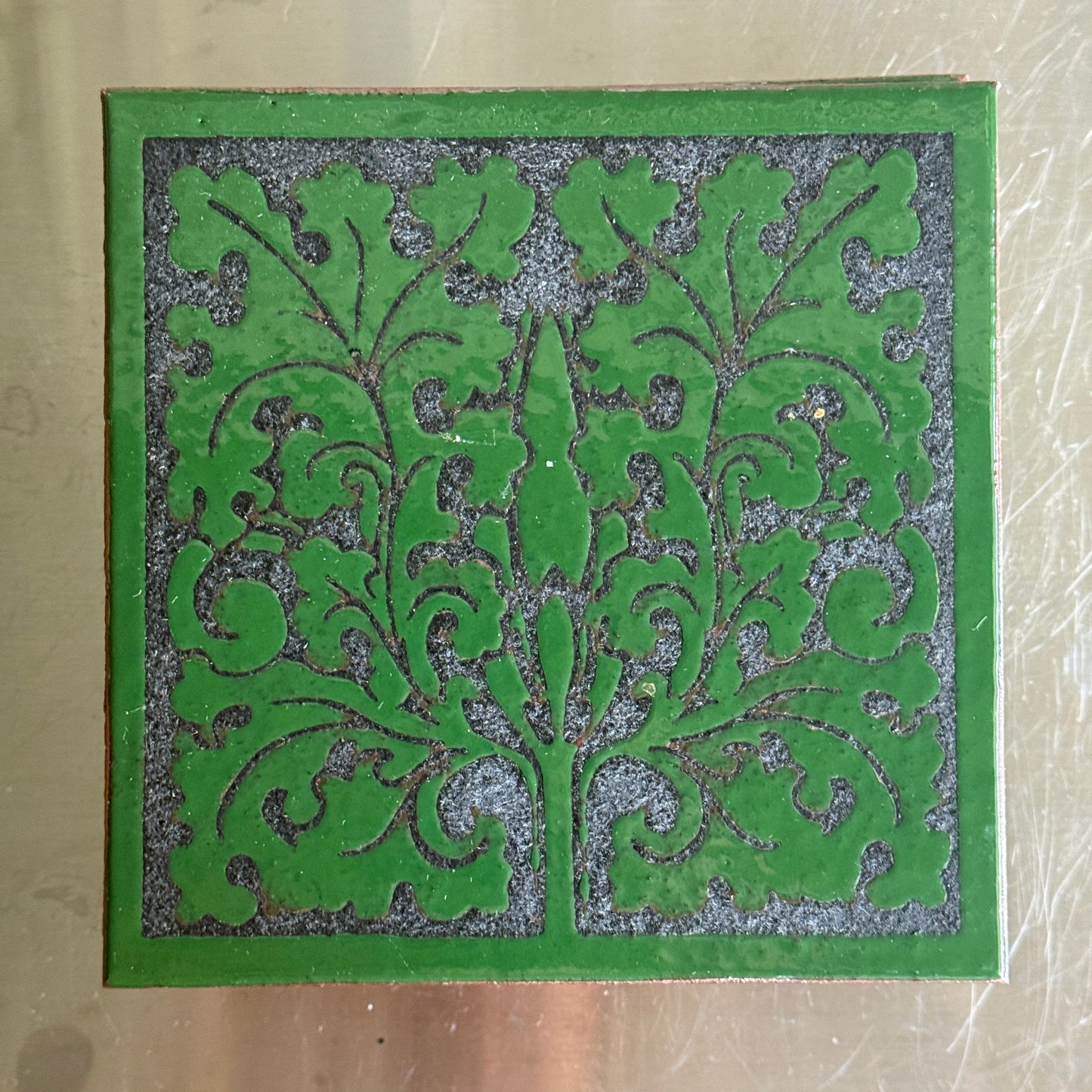 Handmade Green Tile