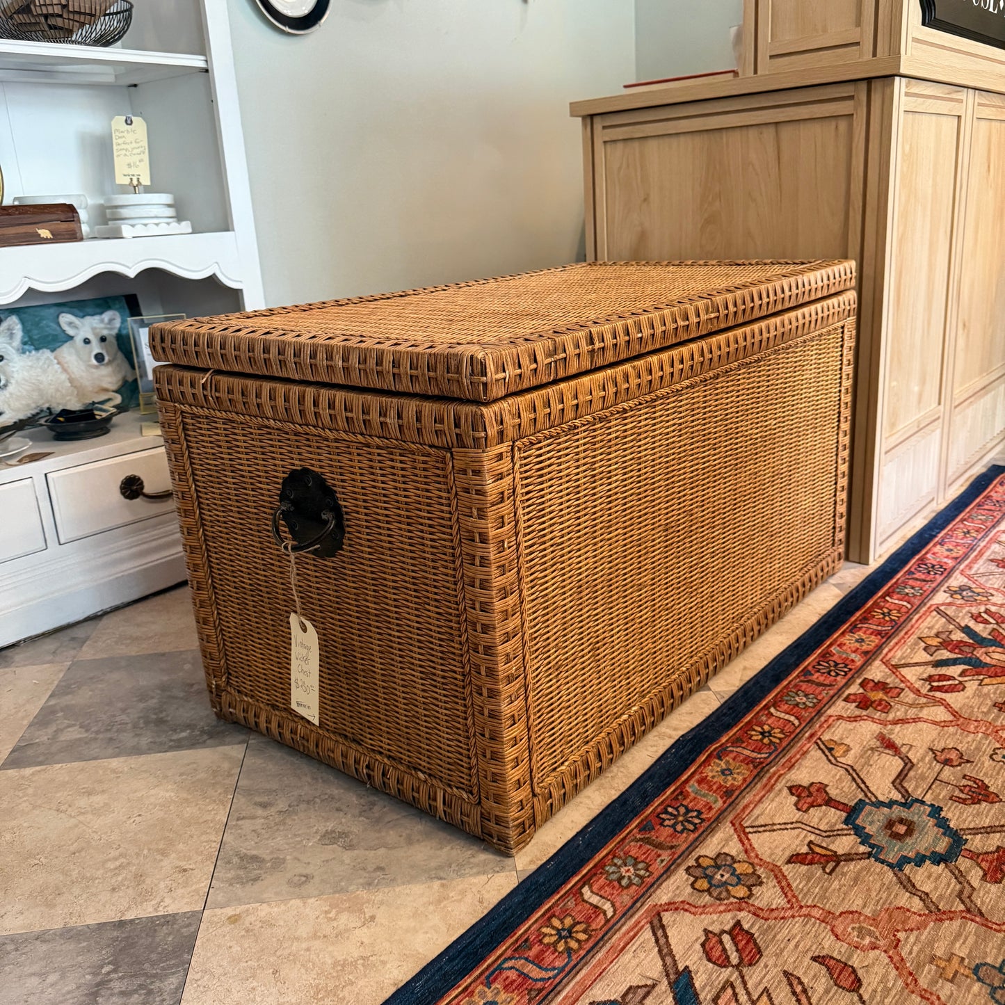 Vintage Wicker Chest