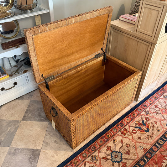 Vintage Wicker Chest