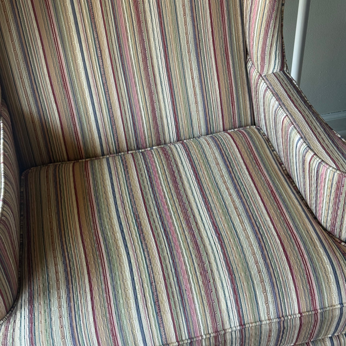 Vintage Striped Drexel Chair
