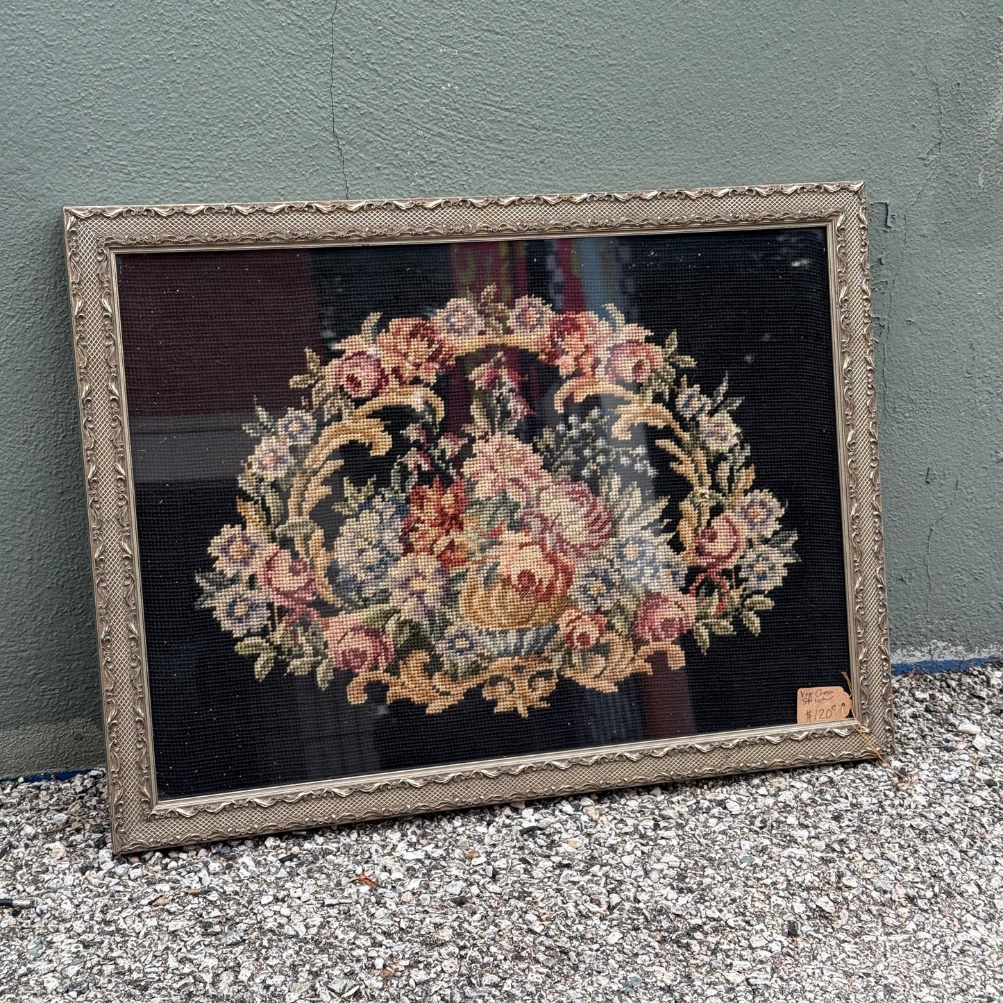 Vintage Floral Cross Stitch