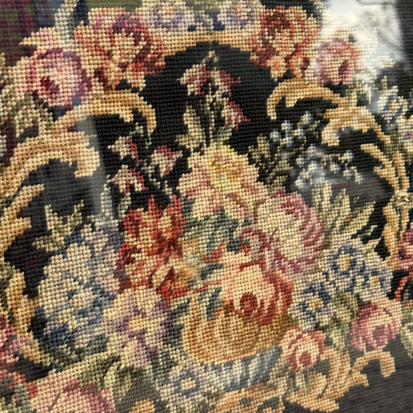 Vintage Floral Cross Stitch