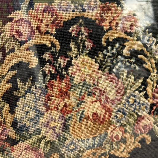 Vintage Floral Cross Stitch