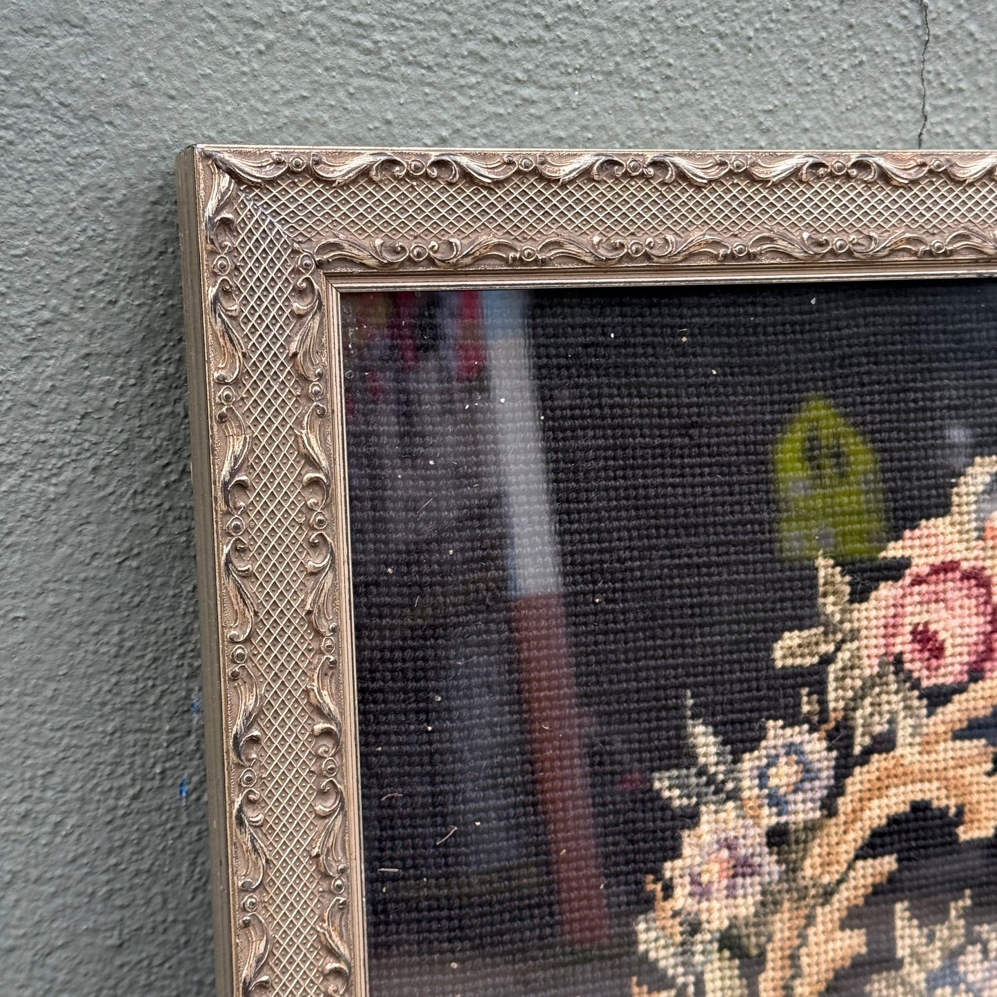 Vintage Floral Cross Stitch