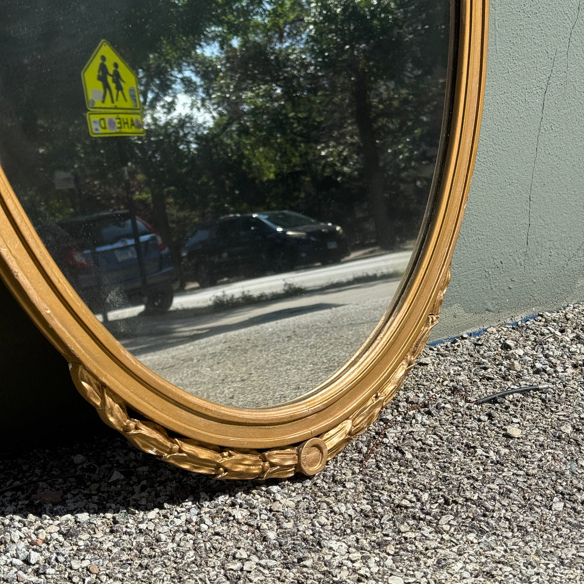 Vintage Gilt Wood Mirror