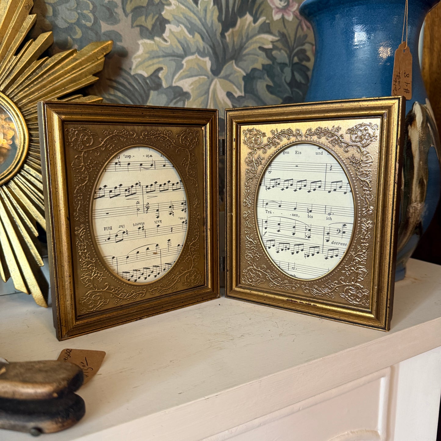 Vintage Golden Double Frame