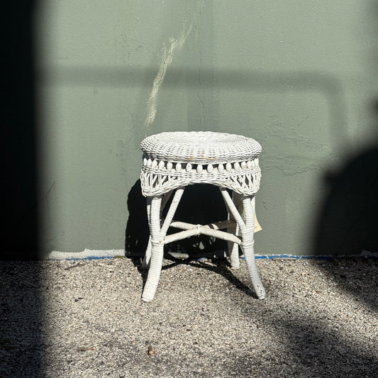 Wicker Stool / Plant Stand