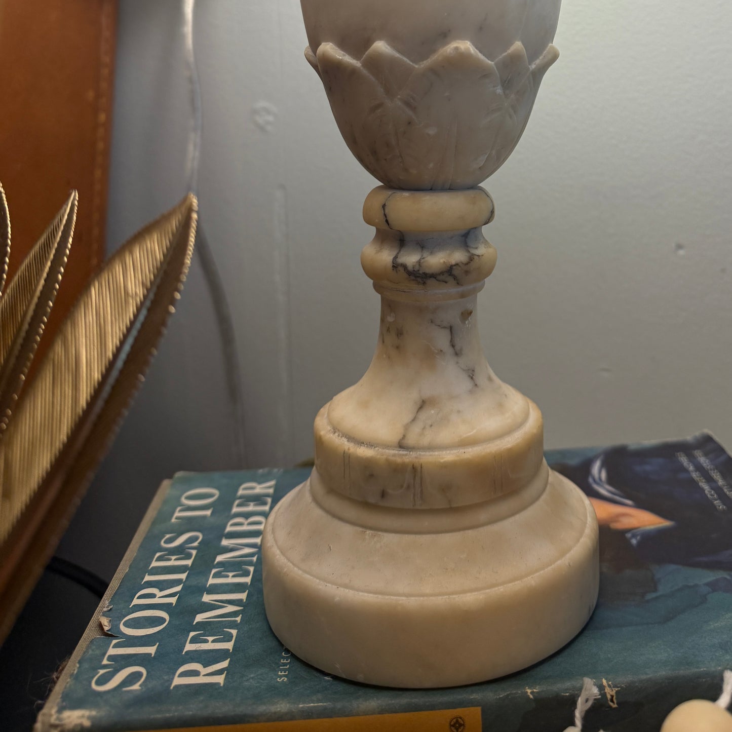 Vintage Marble Onyx Lamp