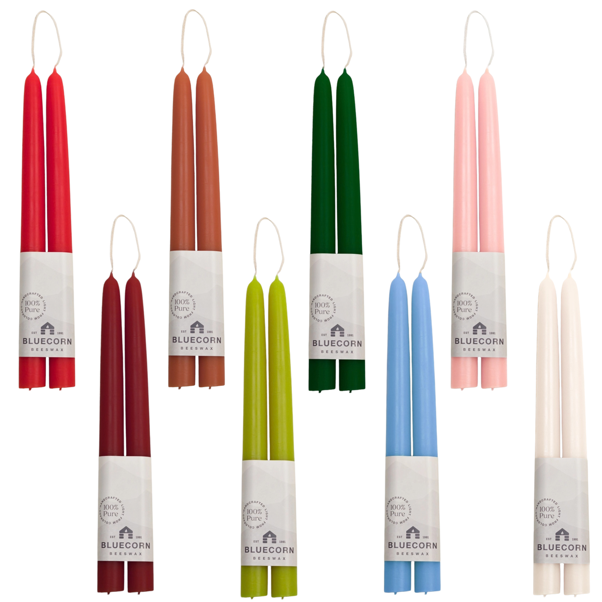 Beeswax 10" Taper Candle