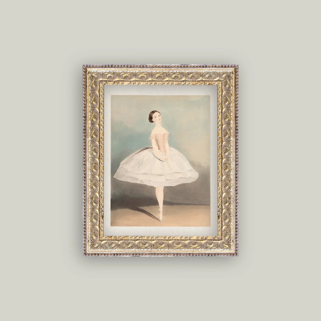 "Ballerina" Painting Framed Reproduction