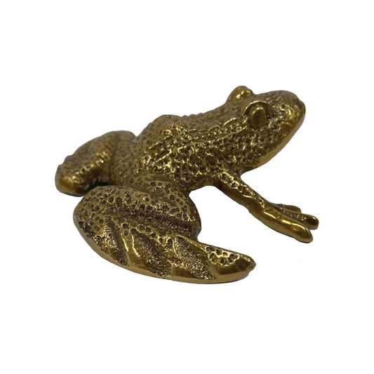 Brass Frog Paperweight