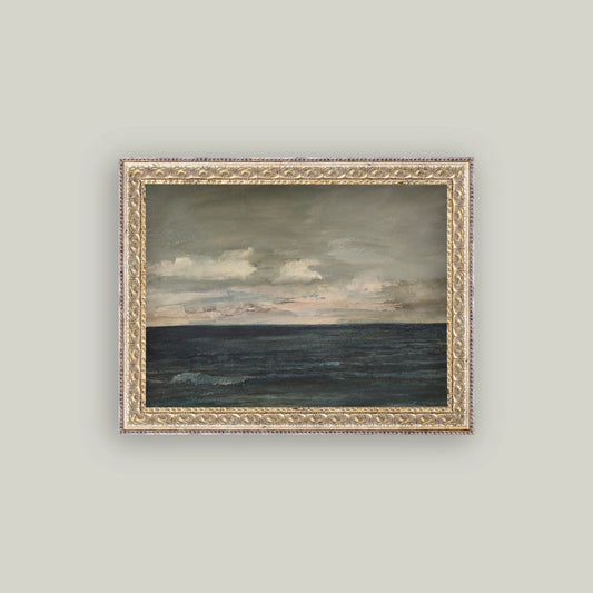 "Ocean View" Painting Framed Reproduction