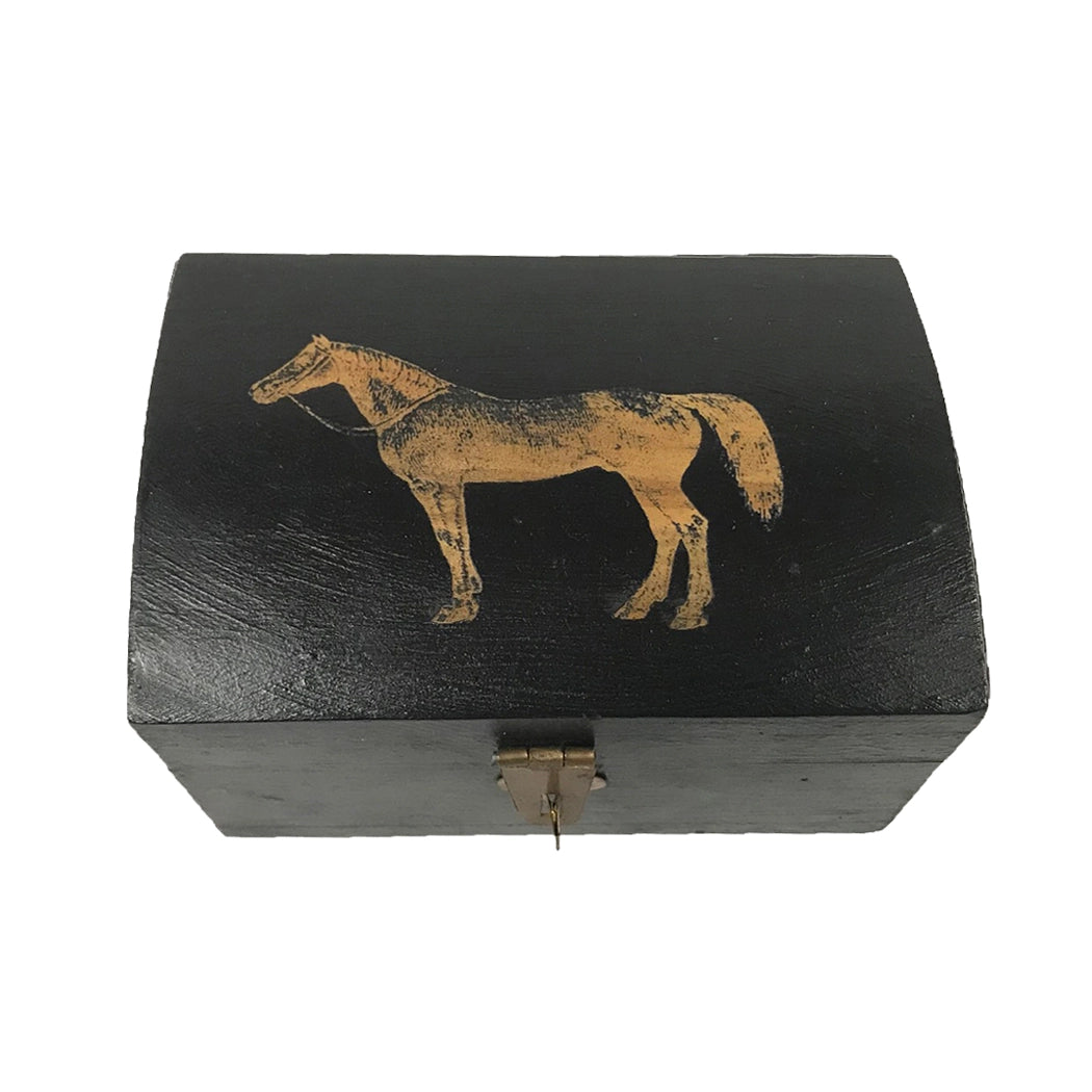Standing Horse Wood Box