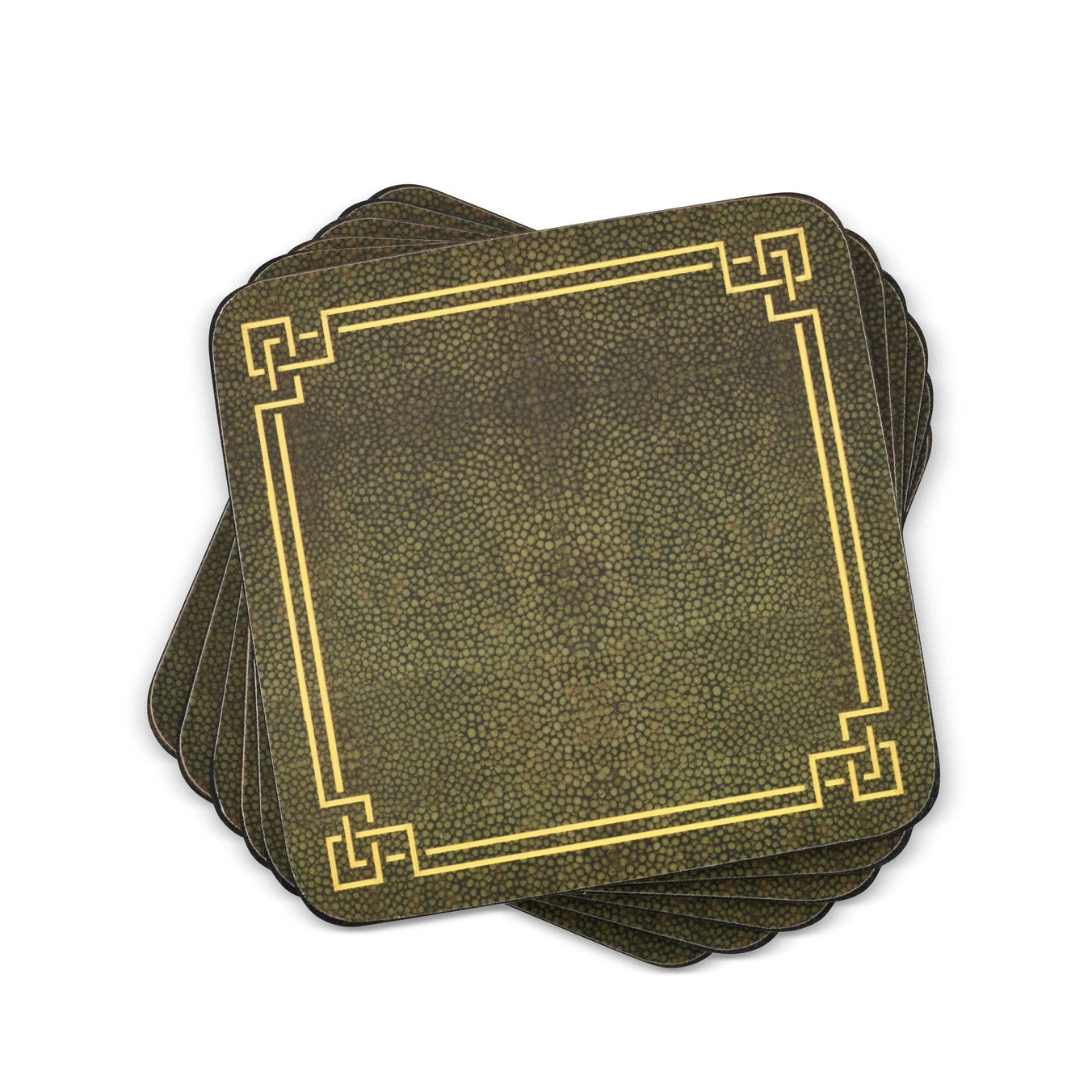 Shagreen Leather Coasters
