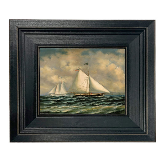 Sloop Maria Racing America Painting Print On Canvas