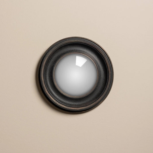 Black Patina Convex Mirror