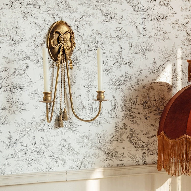 Ribbon Candle Sconce