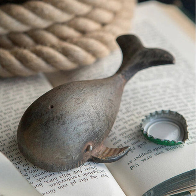 Pewter Whale Bottle Opener