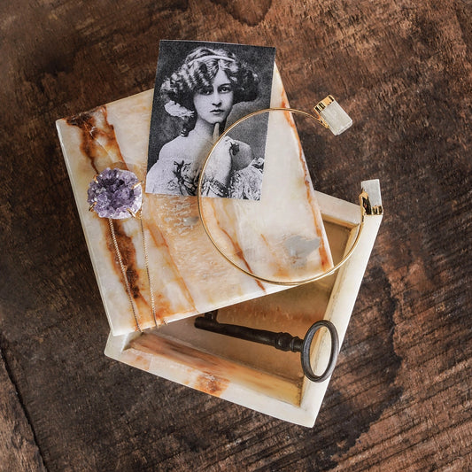 Square Onyx Box