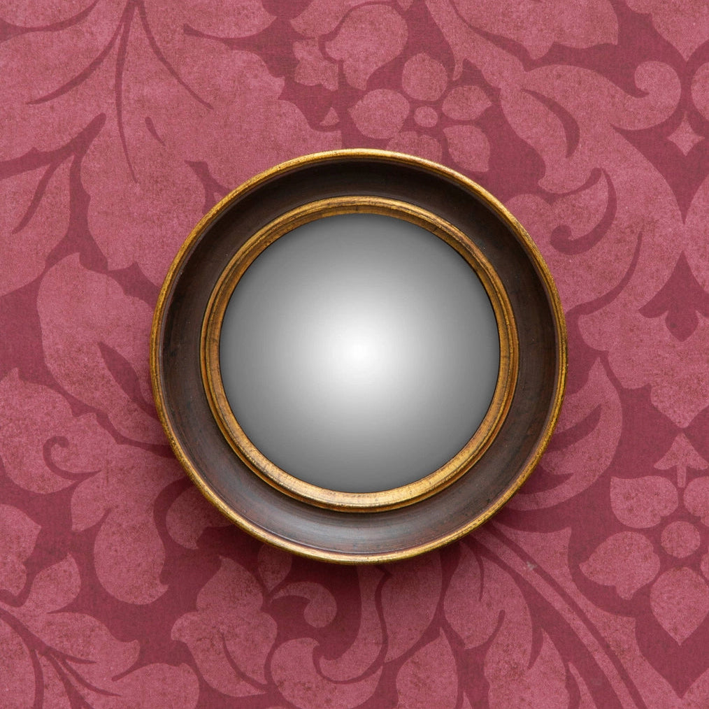 Double Golden Edge Convex Mirror