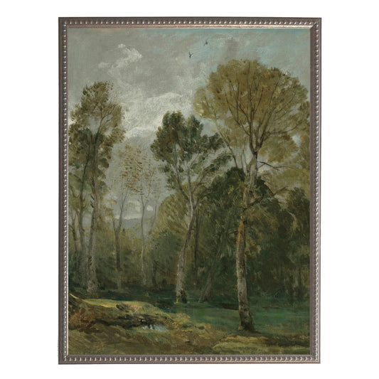 Green Landscape Painting Print