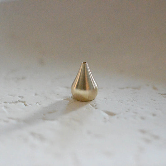 Waterdrop Brass Incense Holder