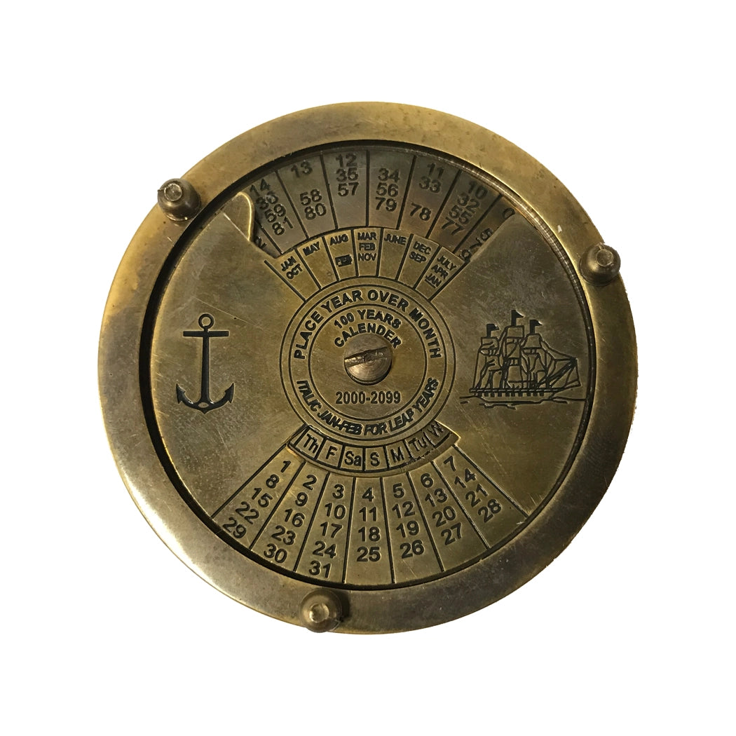 100 Year Calendar & Compass