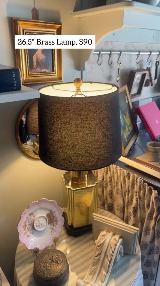 Vintage Brass Lamp